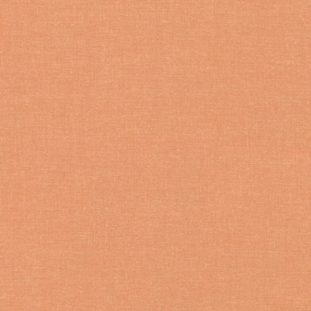 Muted apricot-orange plain weave with fine tonal texture and softly varied threads