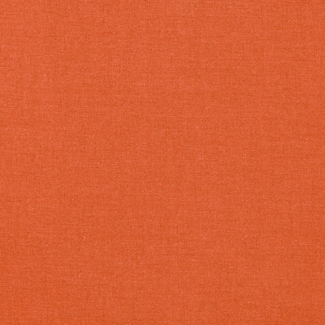 Warm pumpkin-orange plain weave with a subtle crosshatched surface texture