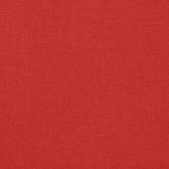Warm tomato-red fabric swatch with a fine, subtly uneven woven surface