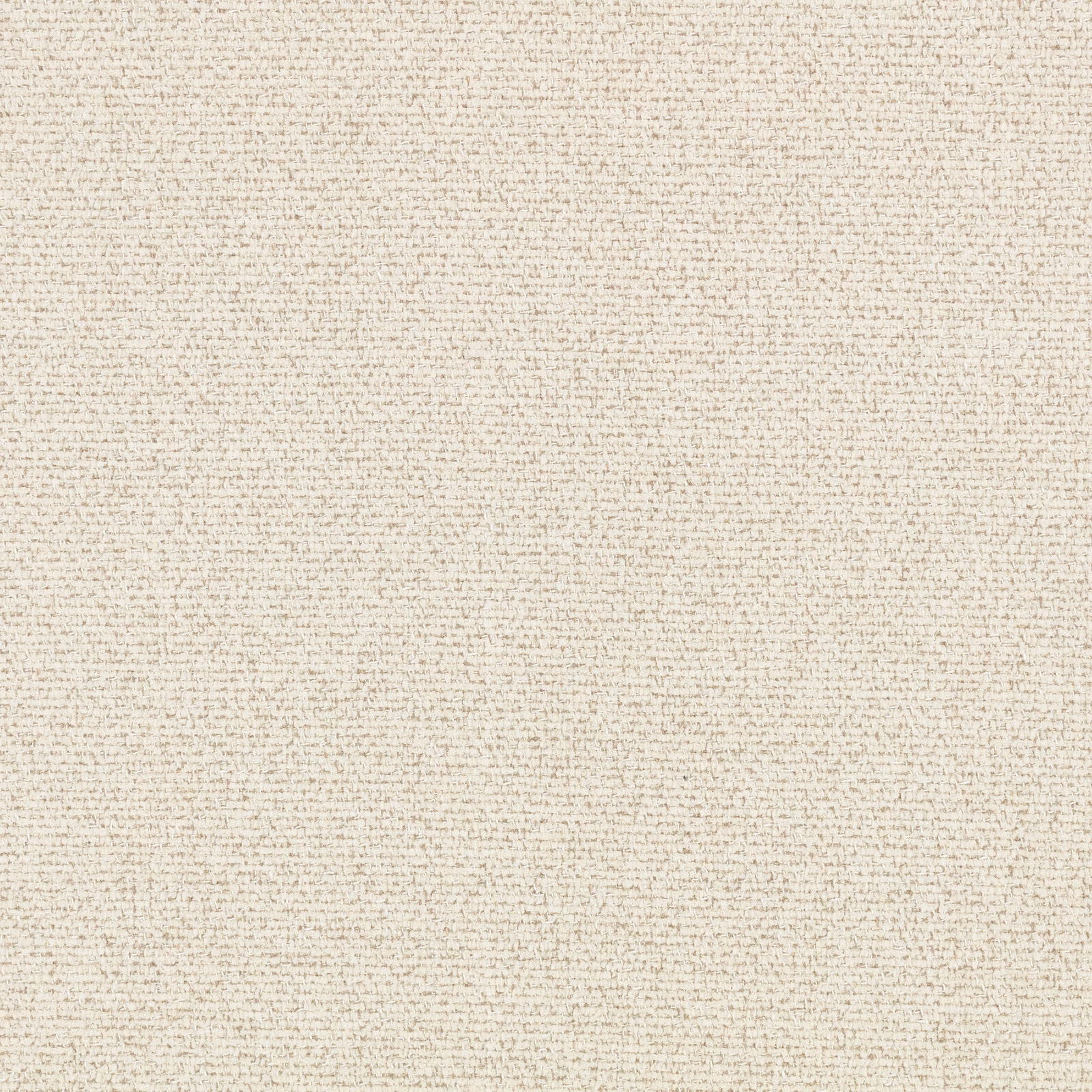 Close-up of pale natural cream fabric with fine flecked woven texture
