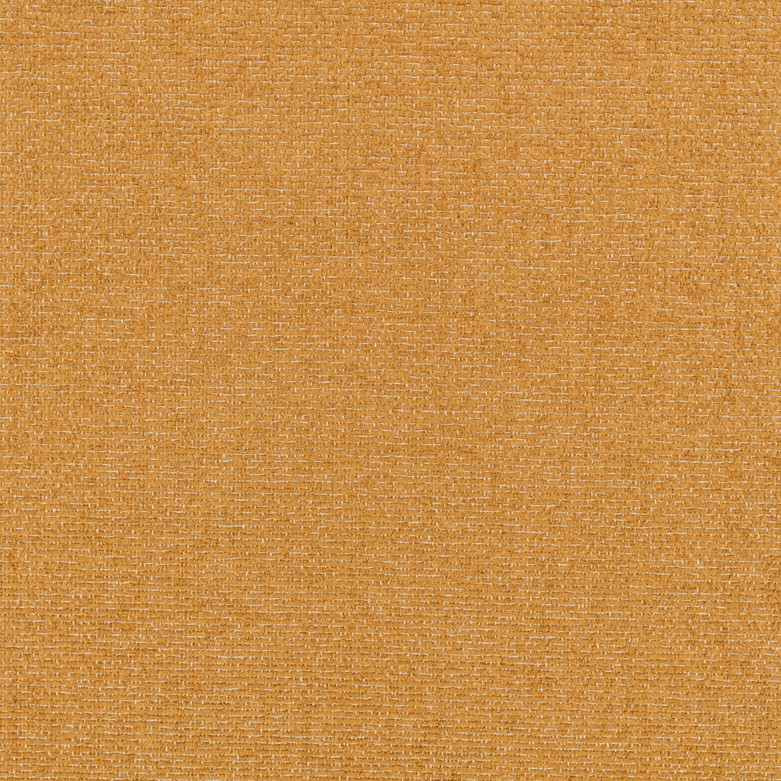 Close-up of warm ochre-gold woven textile with fine horizontal slub texture