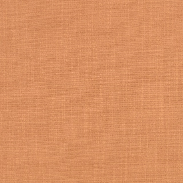 Warm amber-orange plain weave with fine vertical yarn variation and soft tonal texture