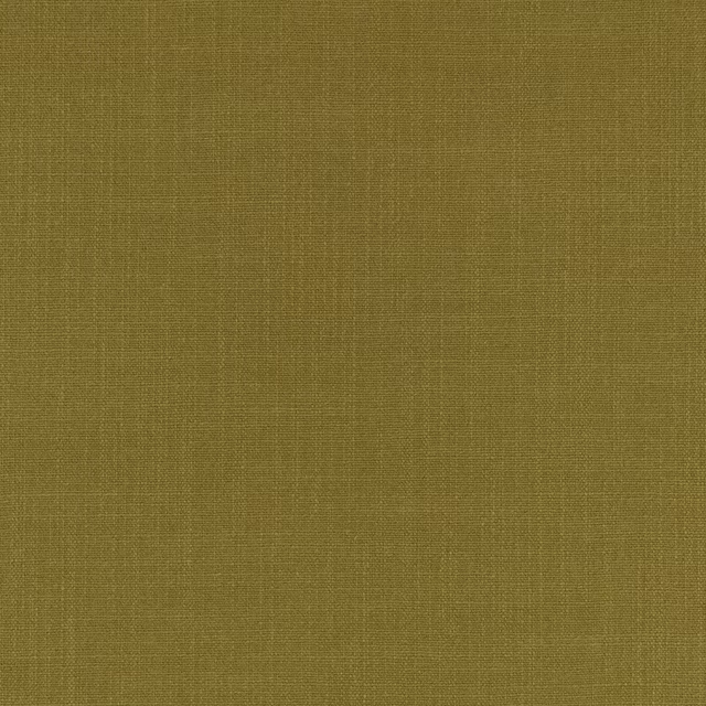 Close-up of muted olive-green Hackney fabric with a fine tonal crosshatch weave