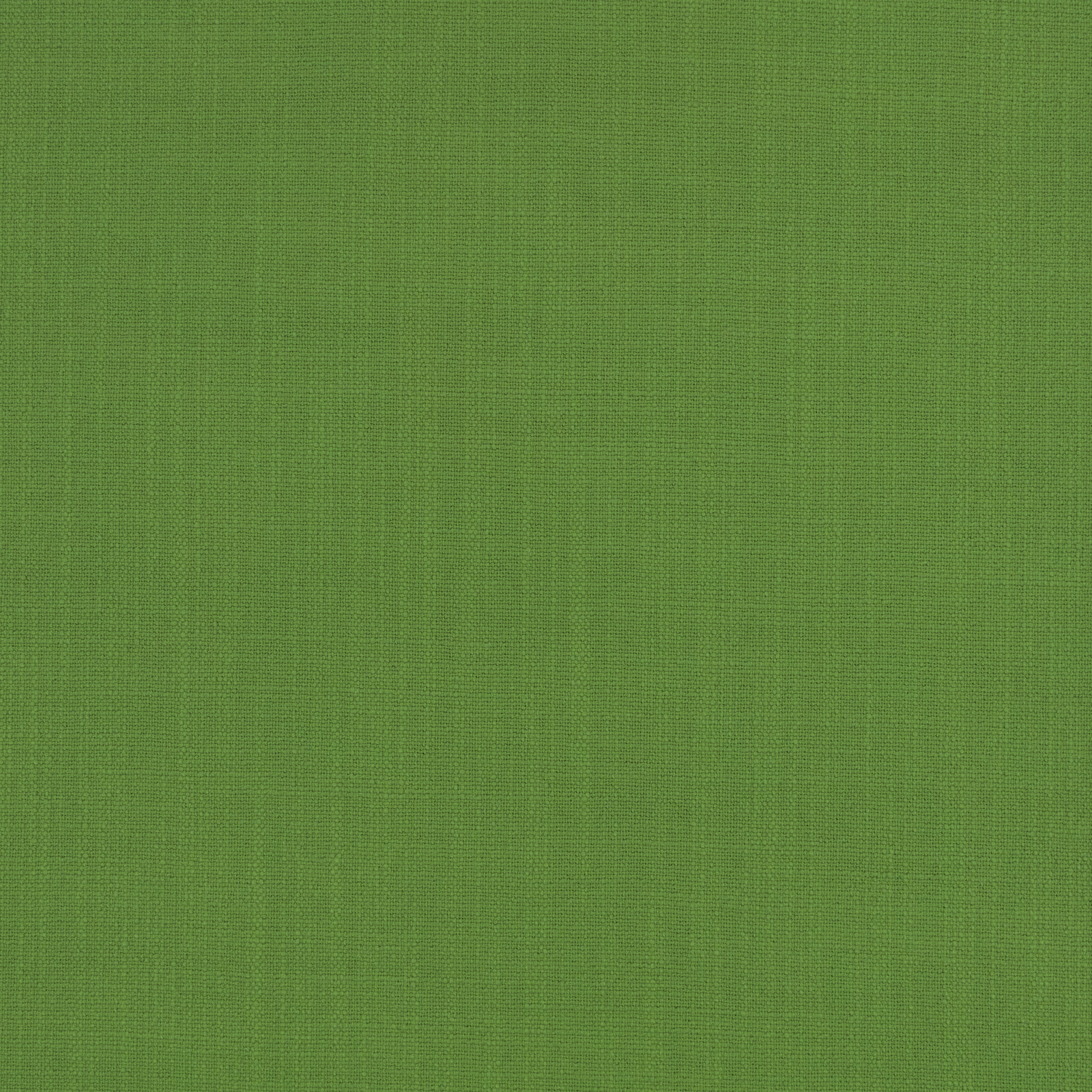 Close view of muted frog green plain weave with fine vertical tonal variation