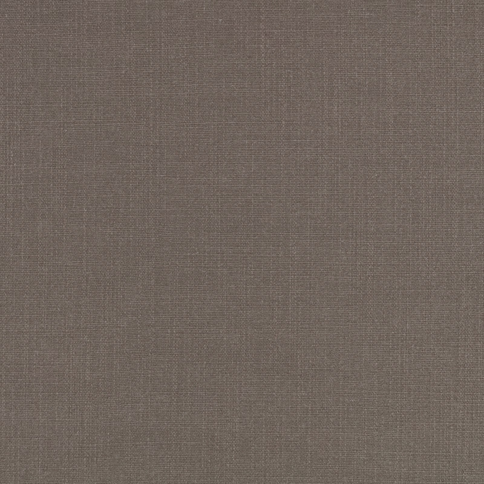 Deep taupe-grey Hackney fabric showing a fine, low-contrast crosshatch weave