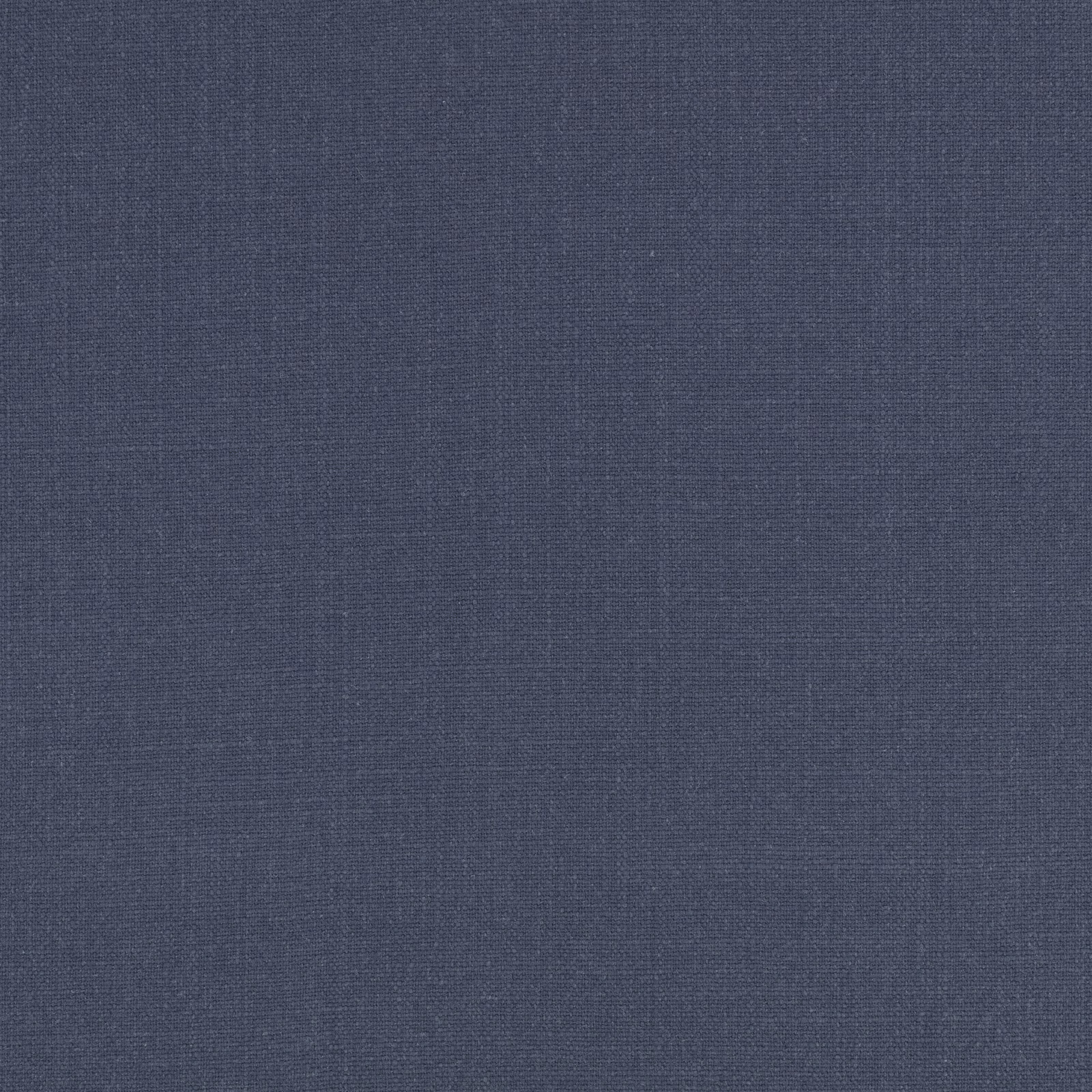 Close-up of dark blue-grey Hackney fabric with a fine, subtly crosshatched weave