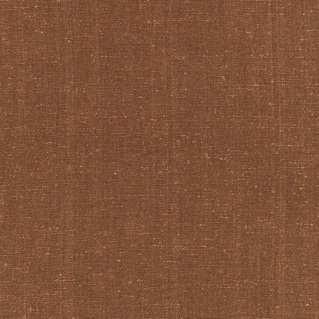 Close-up of warm clove-brown plain weave with fine, softly varied texture