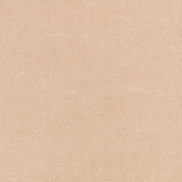 Close-up of pale powder-beige plain weave with softly irregular horizontal texture