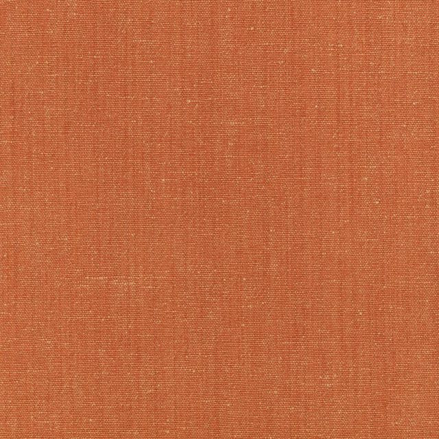 Warm rust terracotta fabric with a fine, subtly irregular woven texture