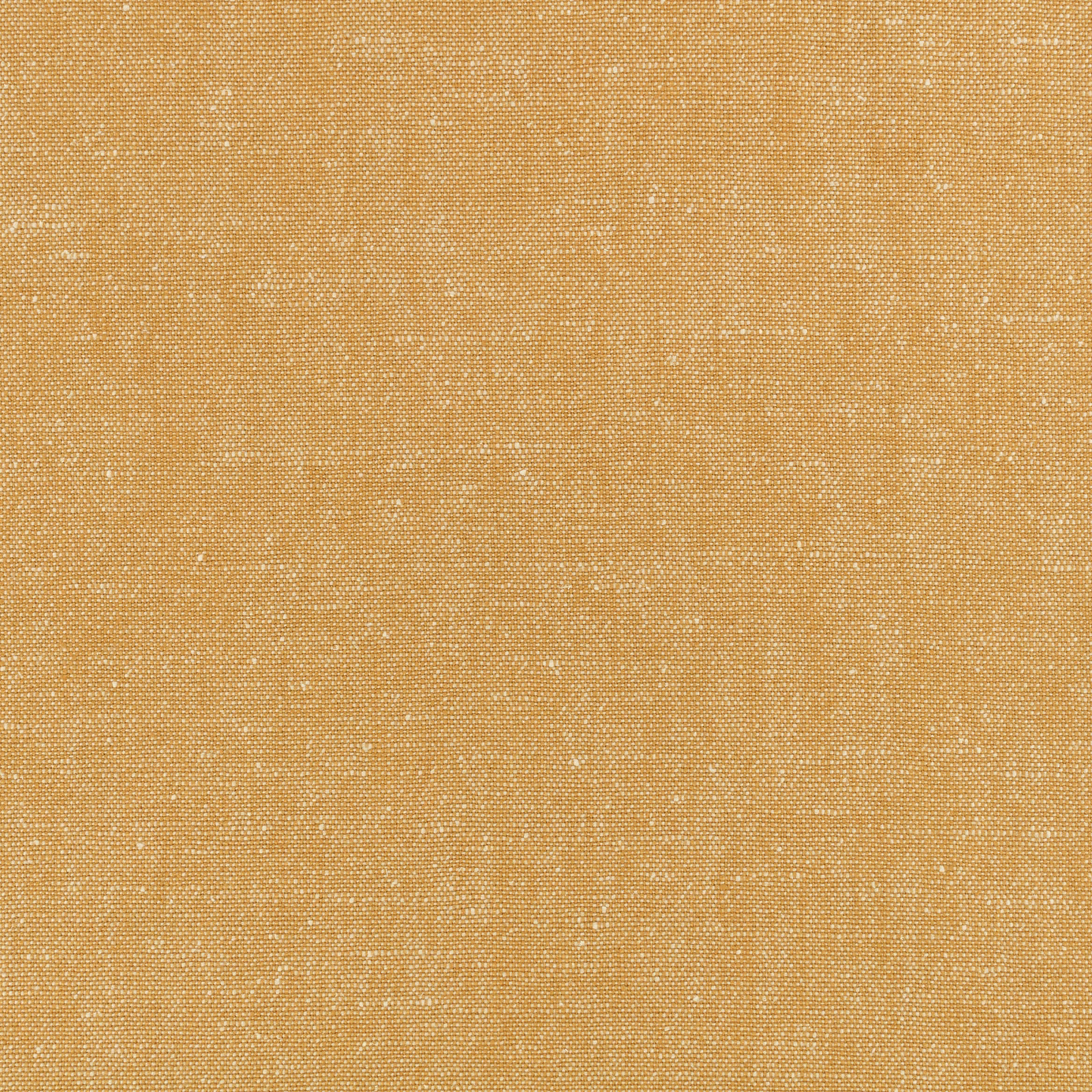 Warm tobacco-gold fabric showing a fine, softly flecked plain weave texture