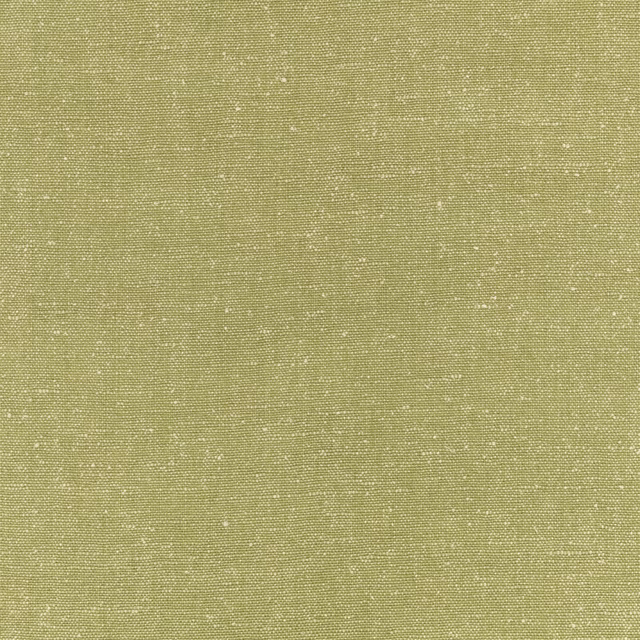 Muted olive-green woven fabric with pale flecks and subtle slub texture