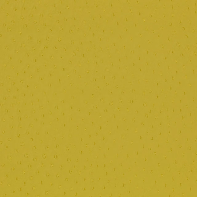 Peridot yellow-green fabric surface with tiny tonal oval impressions