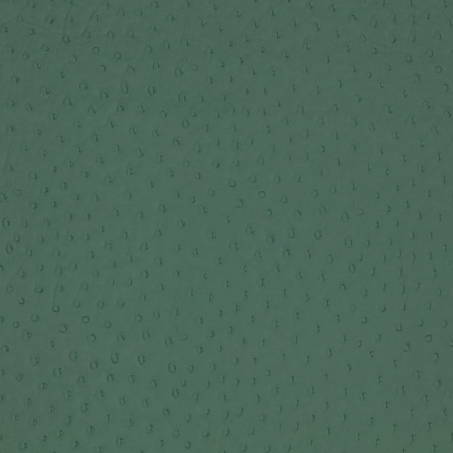 Deep pine-green fabric with tiny irregular raised marks and a softly mottled surface
