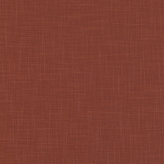 Warm brick-red fabric swatch with a fine crosshatched woven texture