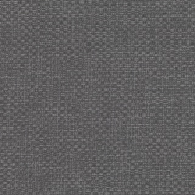 Close-up of deep charcoal-grey fabric with a fine crosshatched woven texture