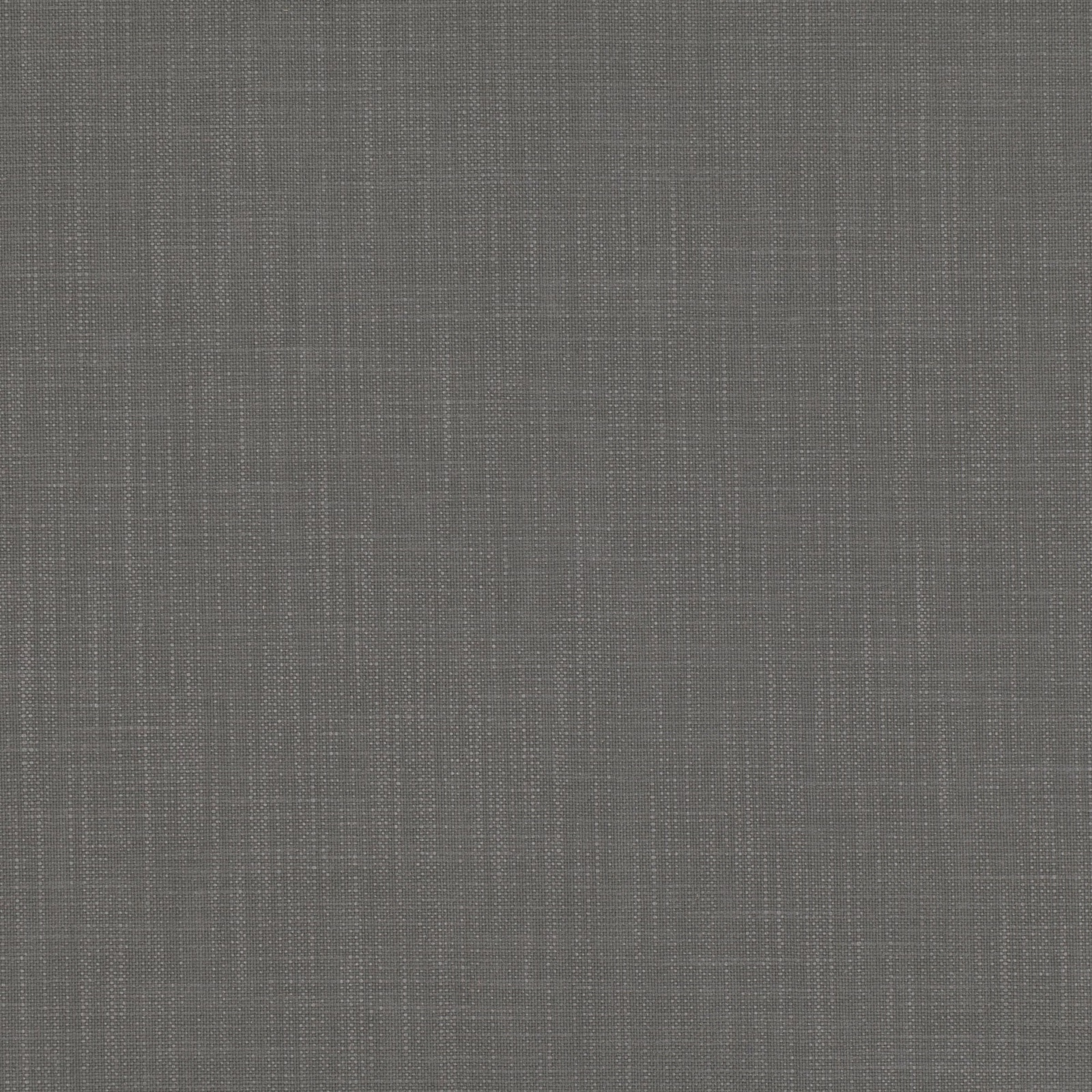 Close view of cool concrete-grey fabric with a fine, lightly flecked woven grid