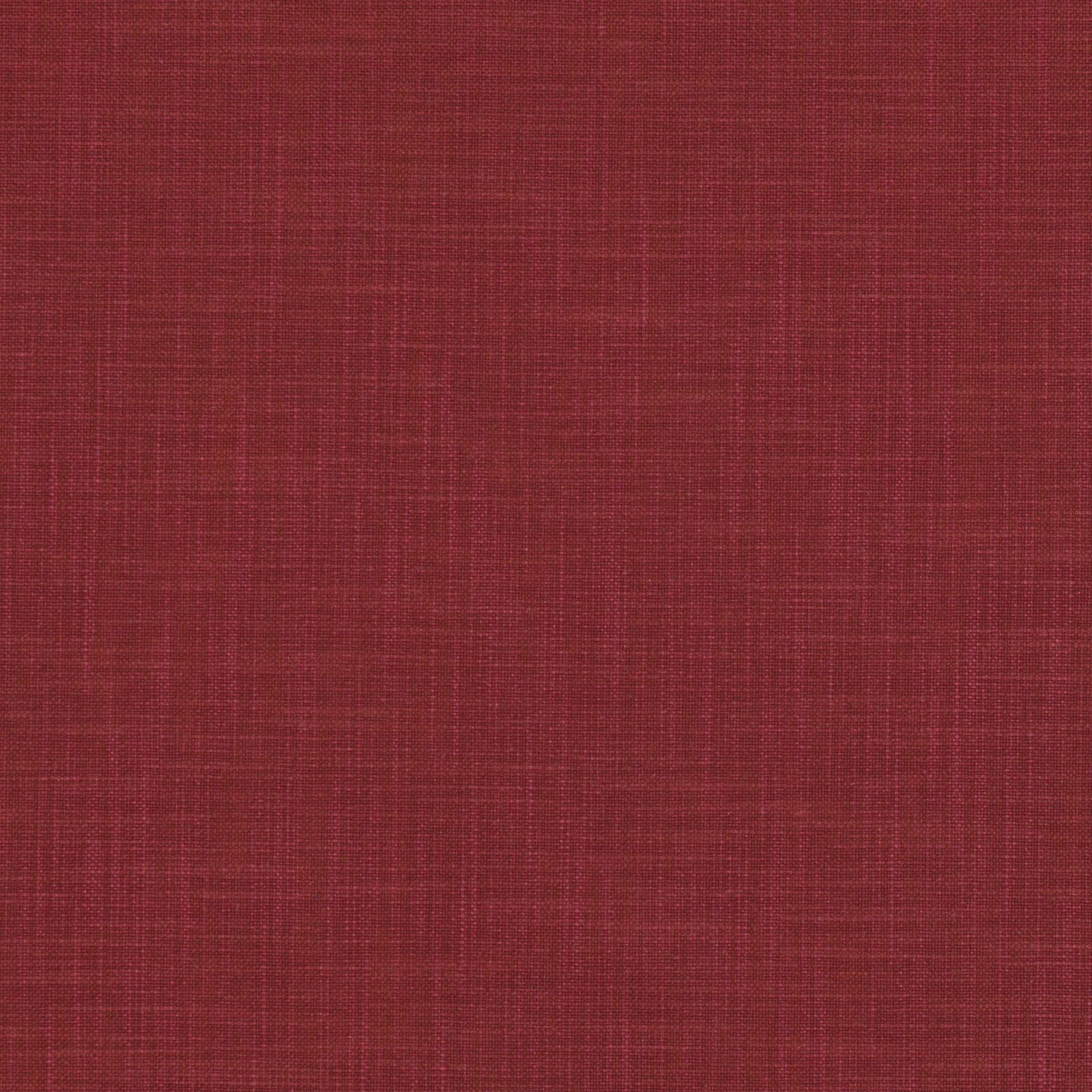 Deep cranberry-red woven swatch with subtle intersecting threads and a softly varied surface