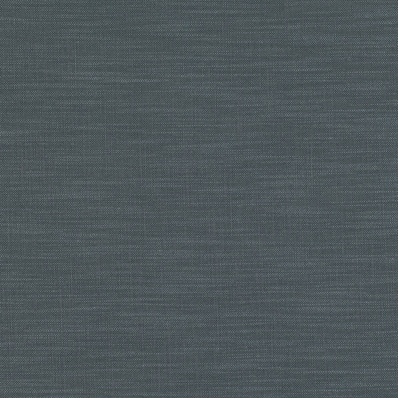 Close-up of cool blue-grey fabric with dense fine crosshatched weave