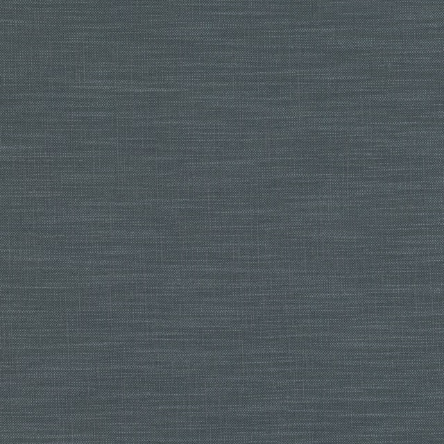 Close-up of cool blue-grey fabric with dense fine crosshatched weave