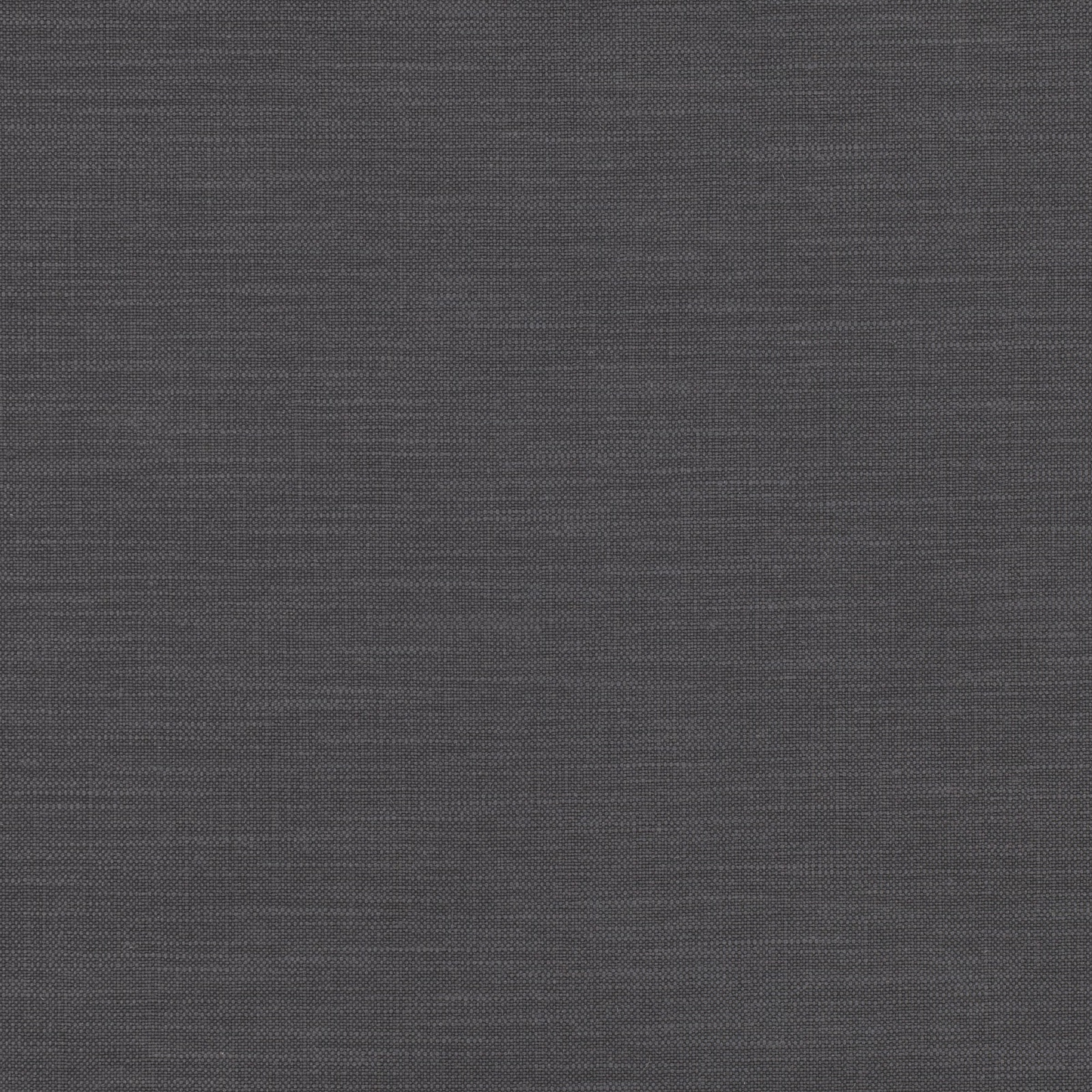 Close-up of deep charcoal-grey fabric with a fine horizontal woven texture