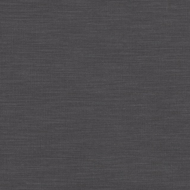 Close-up of deep charcoal-grey fabric with a fine horizontal woven texture