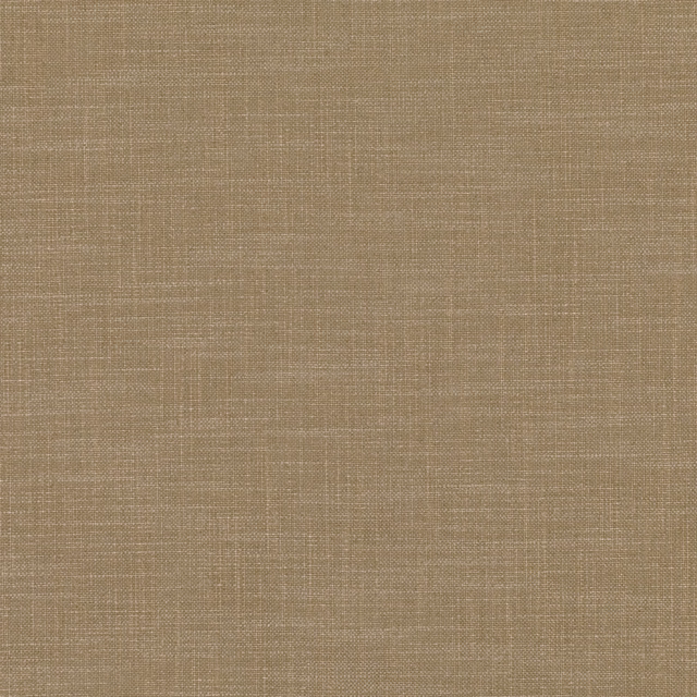 Warm pecan taupe plain-weave textile with subtle crosshatch texture and softly varied threads