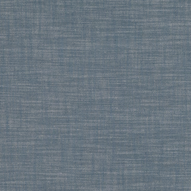 Close-up of muted blue-grey teal fabric with a fine crosshatched woven texture