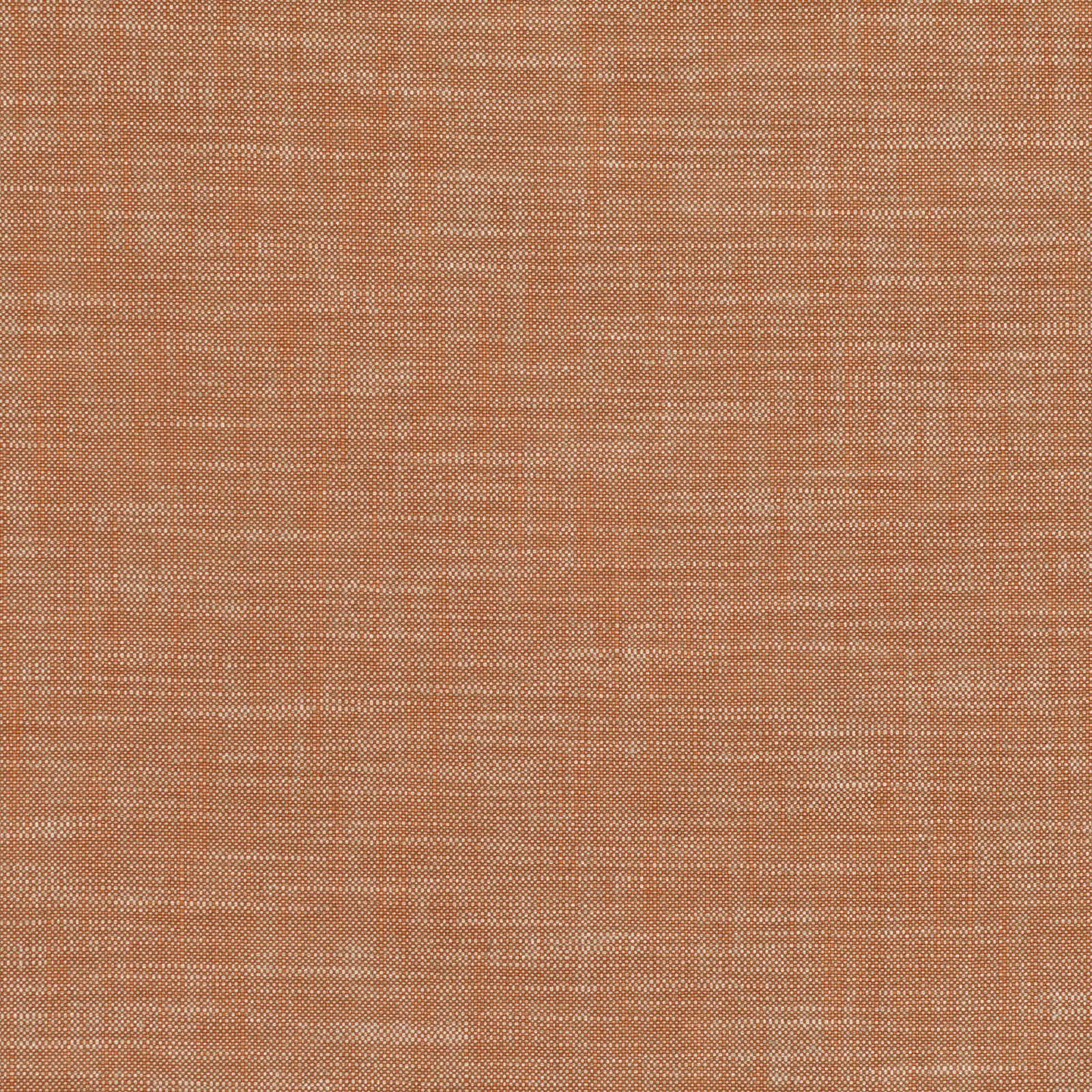 Close-up of turmeric-orange woven fabric with a fine terracotta grid texture