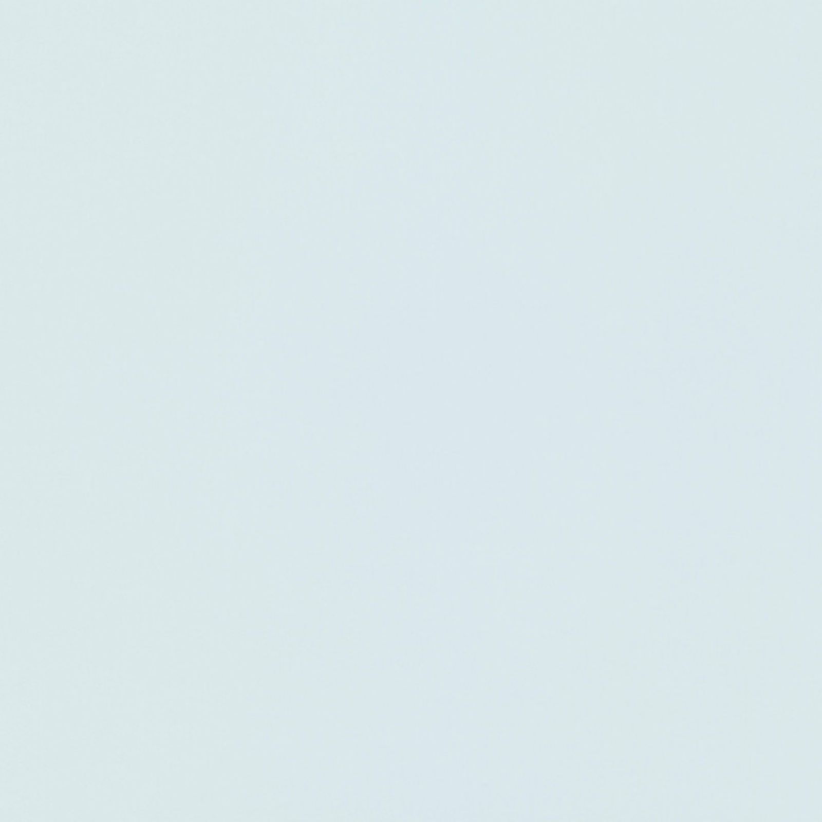 Pale icy blue fabric swatch with a smooth, barely textured surface