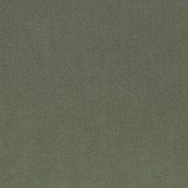 Muted eucalyptus-green fabric with a fine plain weave and softly mottled texture