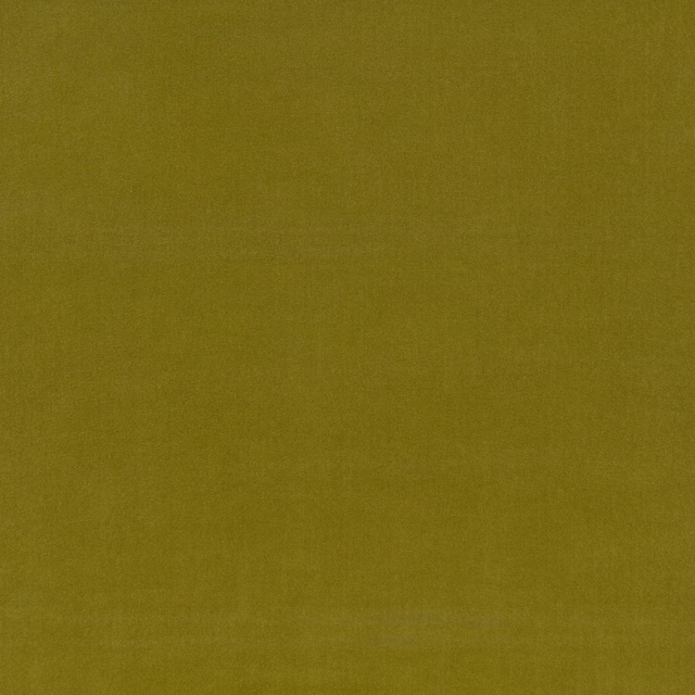 Close-up of muted olive-green fabric with a fine, softly mottled woven texture