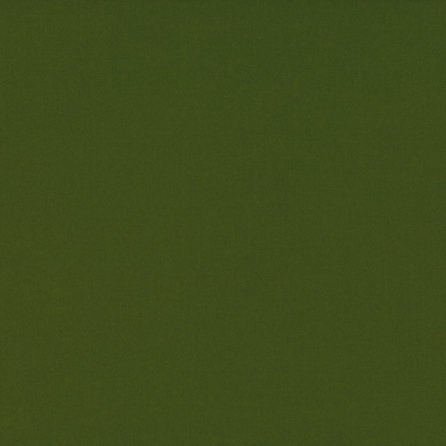 Deep olive-green plain weave with a softly grainy, low-sheen surface