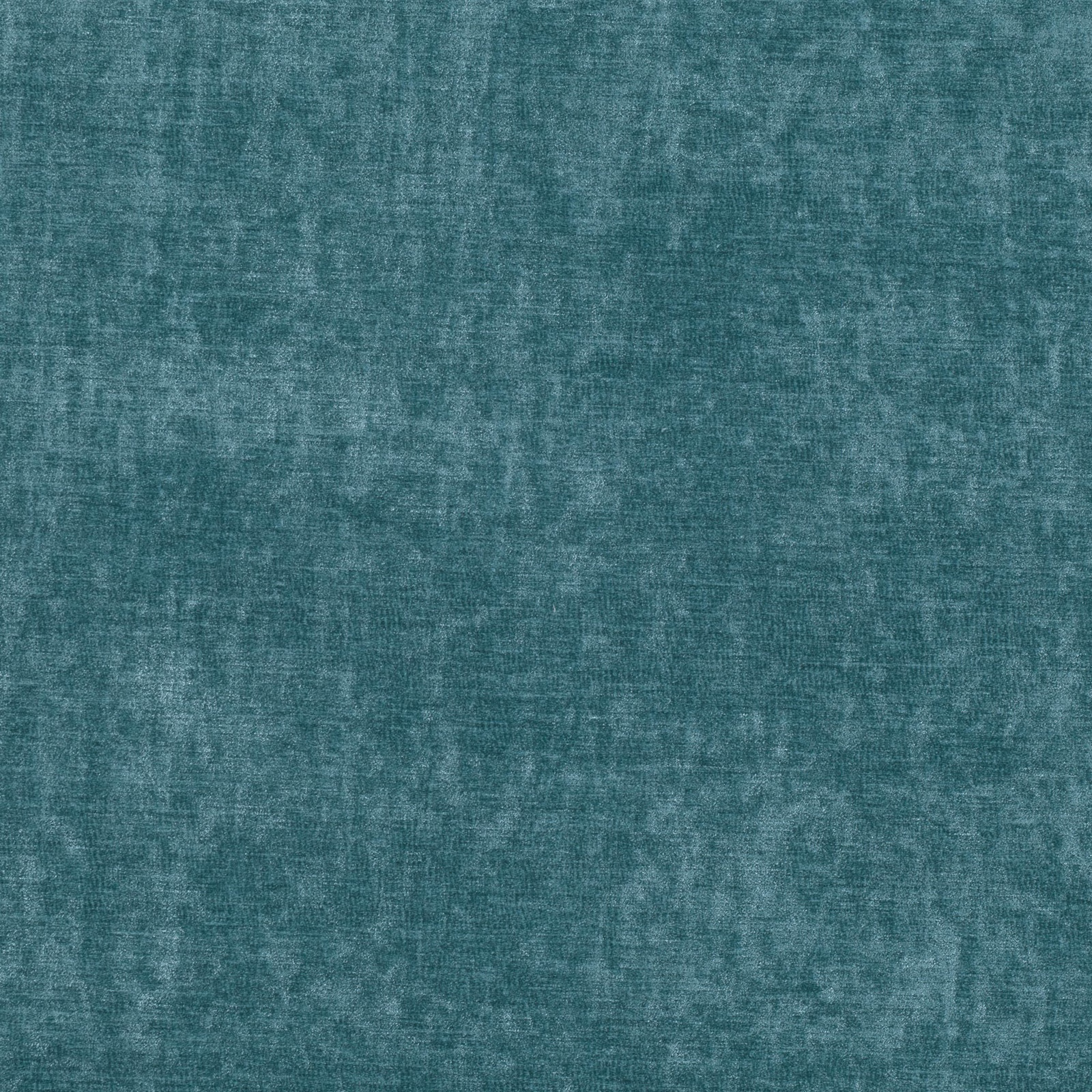 Mottled azure teal woven fabric with pale blue-green surface variation