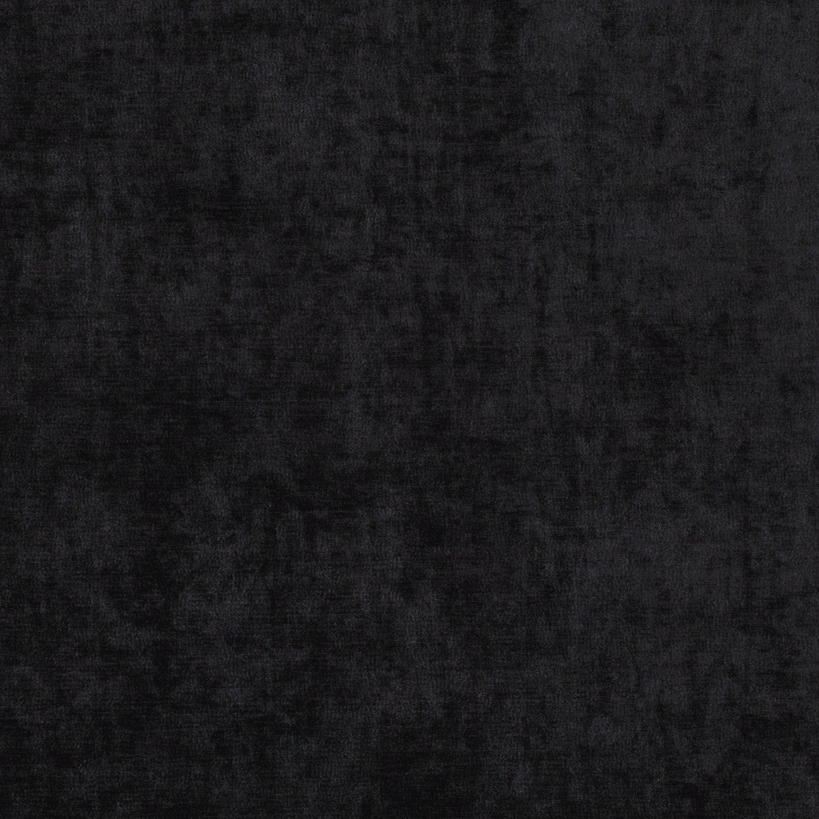 Deep jet-black textile with subtle mottled and vertically brushed surface texture