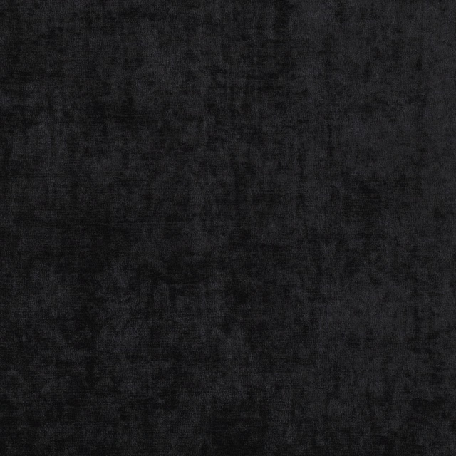 Deep jet-black textile with subtle mottled and vertically brushed surface texture