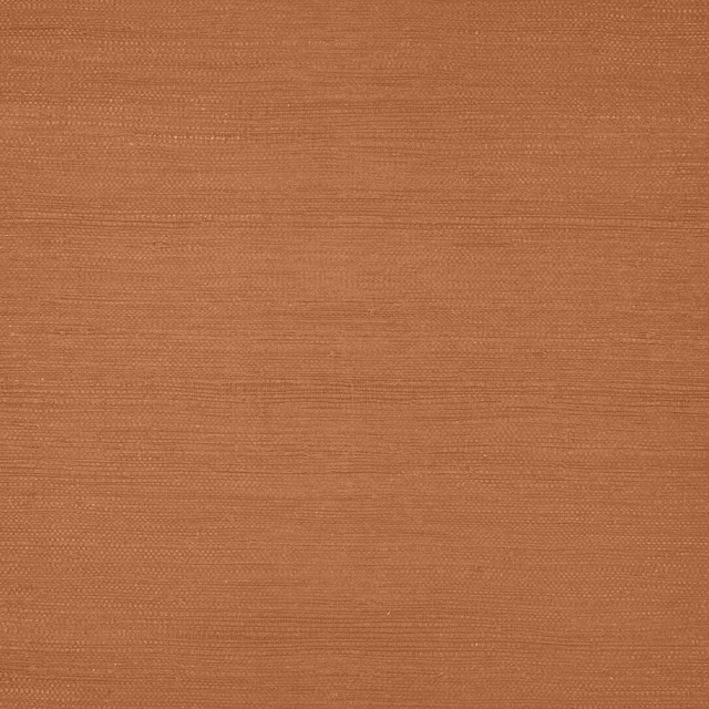 Burnt orange solid wallcovering with fine horizontal striated texture