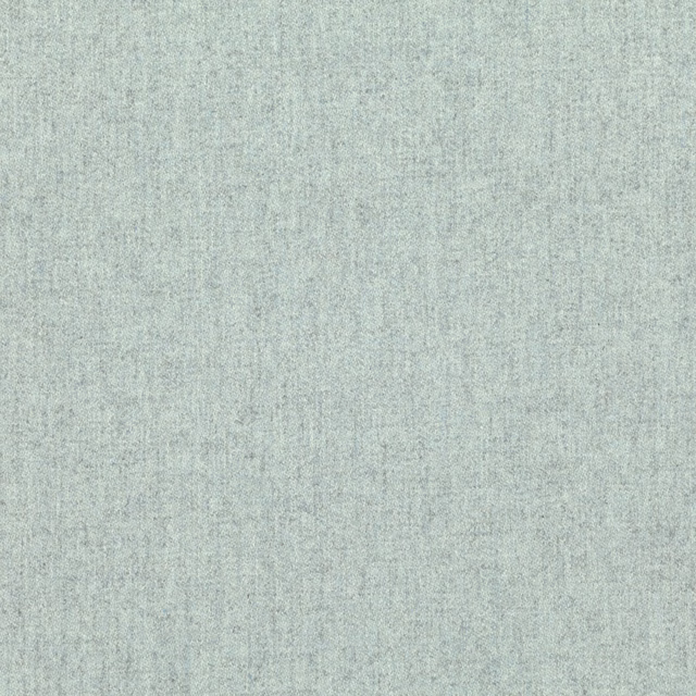 Pale blue-grey Leaf Abyss textile with fine vertical striations and mottled woven texture