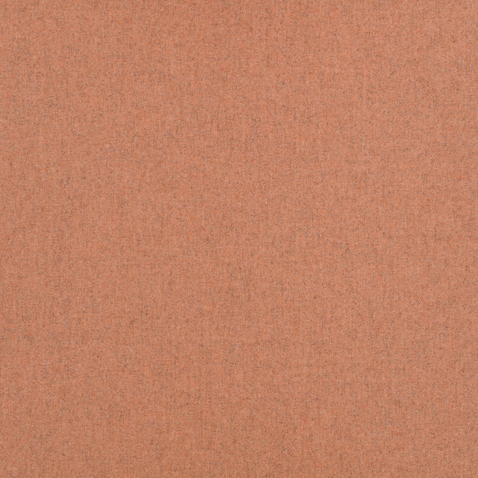 Warm amber terracotta woven swatch with fine vertical texture and darker flecks