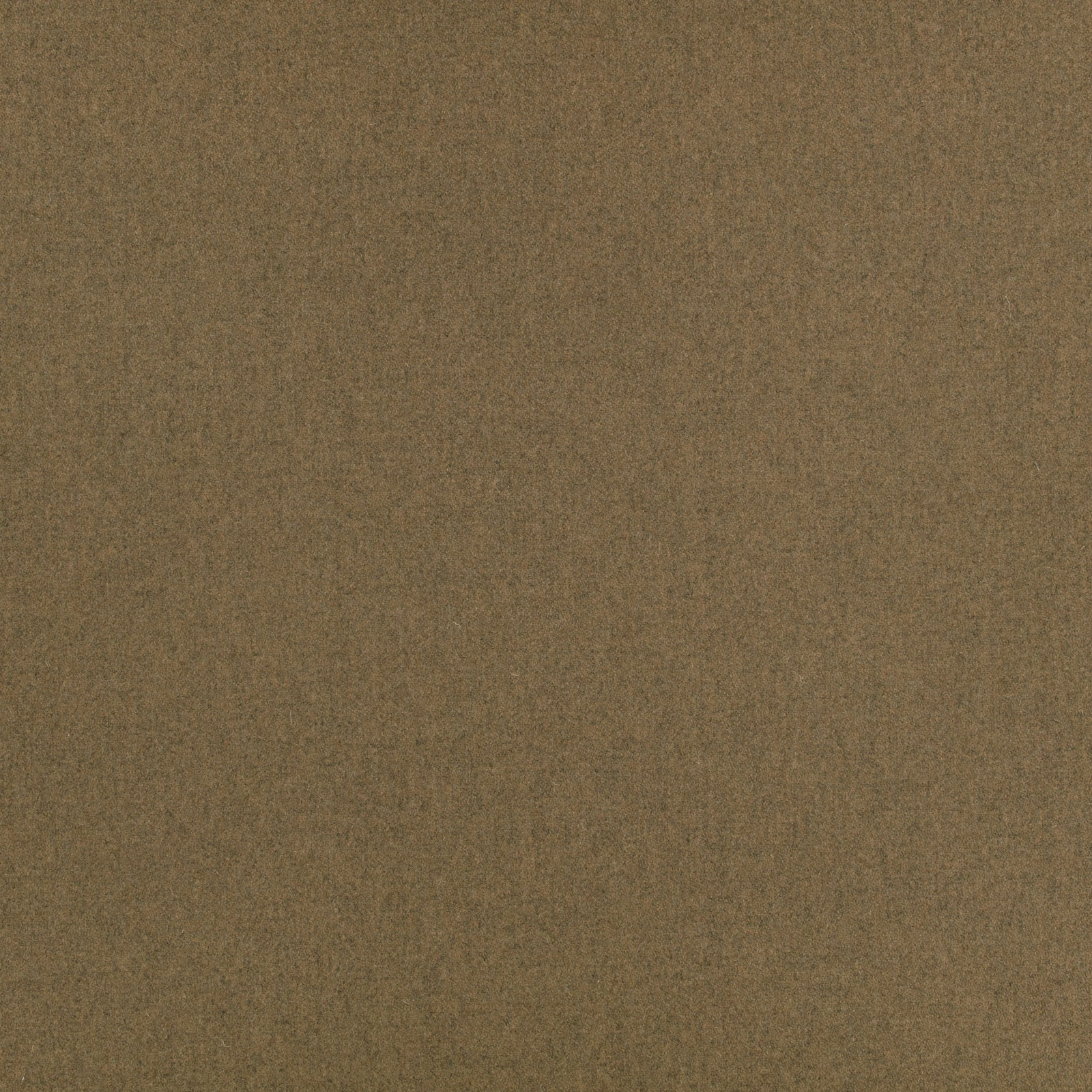 Muted olive-brown plain weave with softly mottled texture in close-up