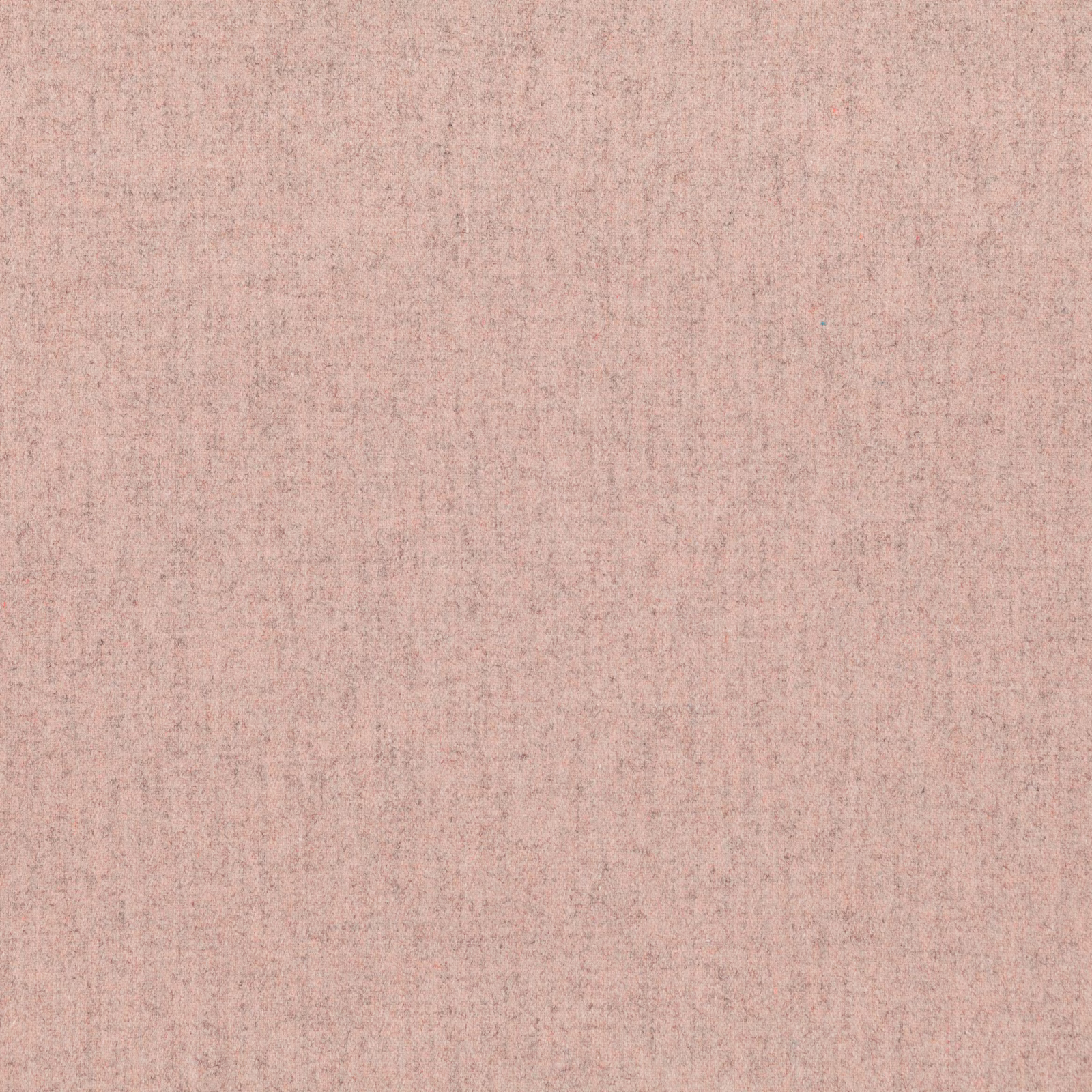 Dusty blush pink woven fabric with fine grey flecks and subtle vertical texture