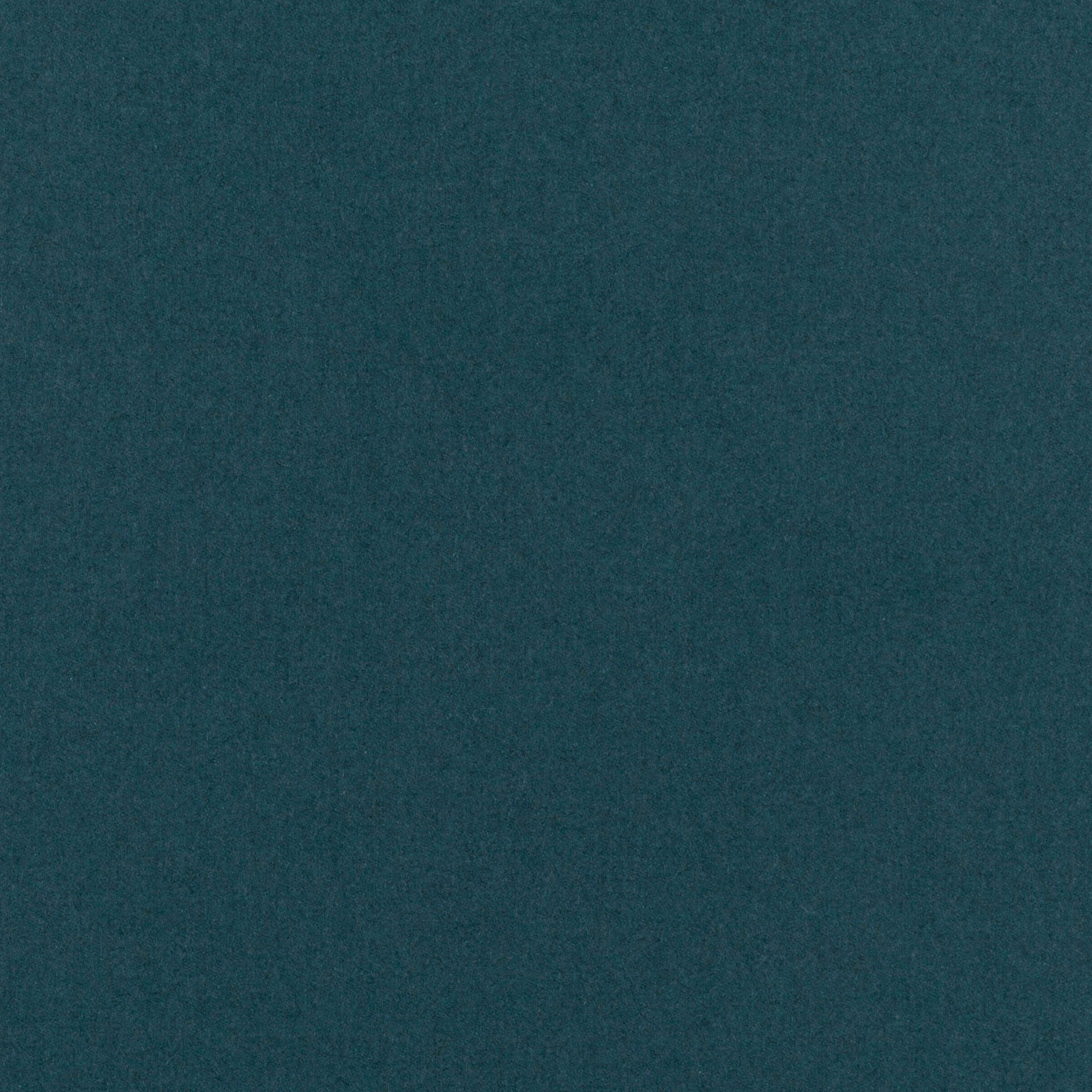 Deep blue-teal Leaf Teal fabric swatch with a softly mottled, fine-textured surface