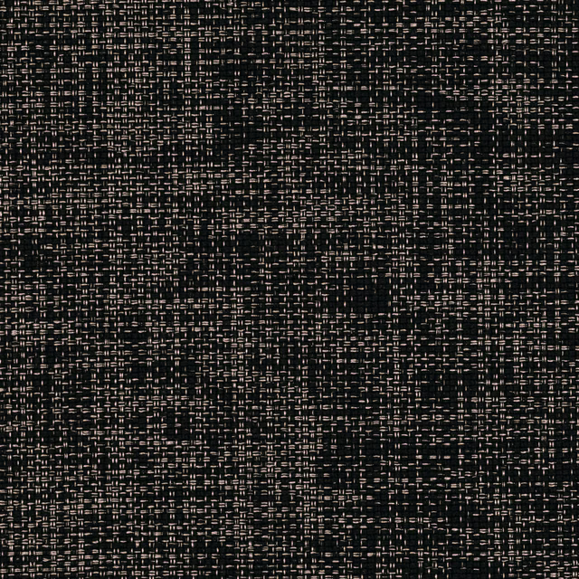 Near-black woven Boxes Noir showing tiny charcoal and warm flecked boxes