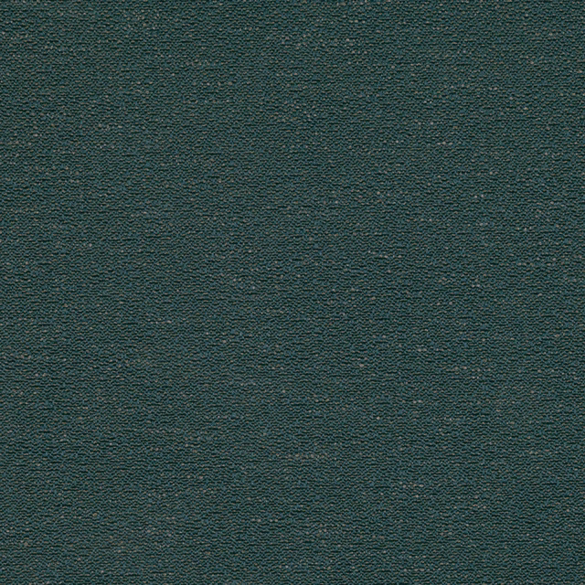 Close-up of densely woven deep teal fabric with subtle horizontal tonal texture