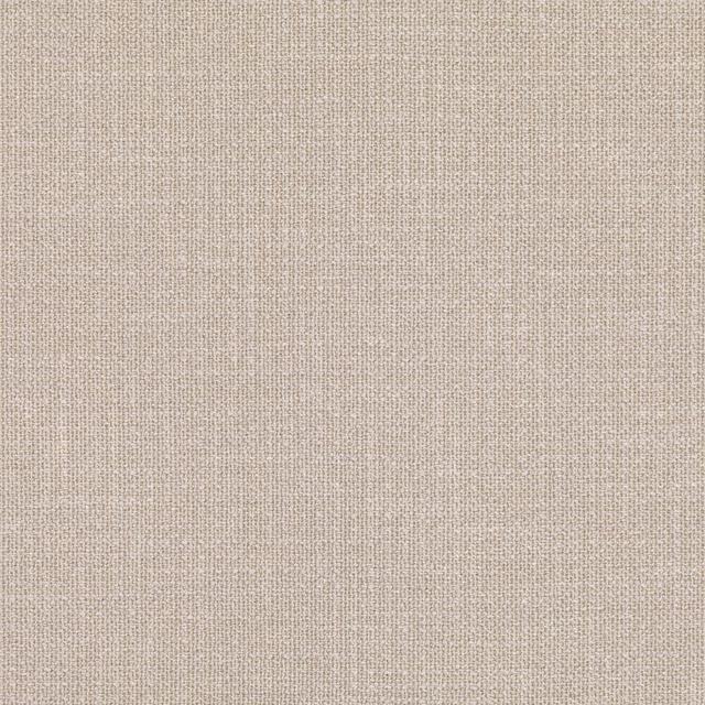 Close-up of warm cream woven fabric with subtle linear texture