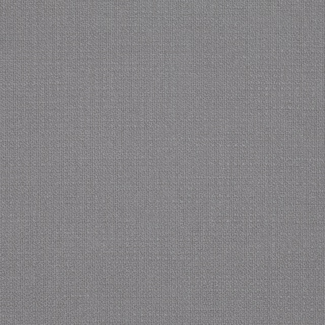 Close-up of cool dove-grey fabric with a fine, subtly peppered woven texture