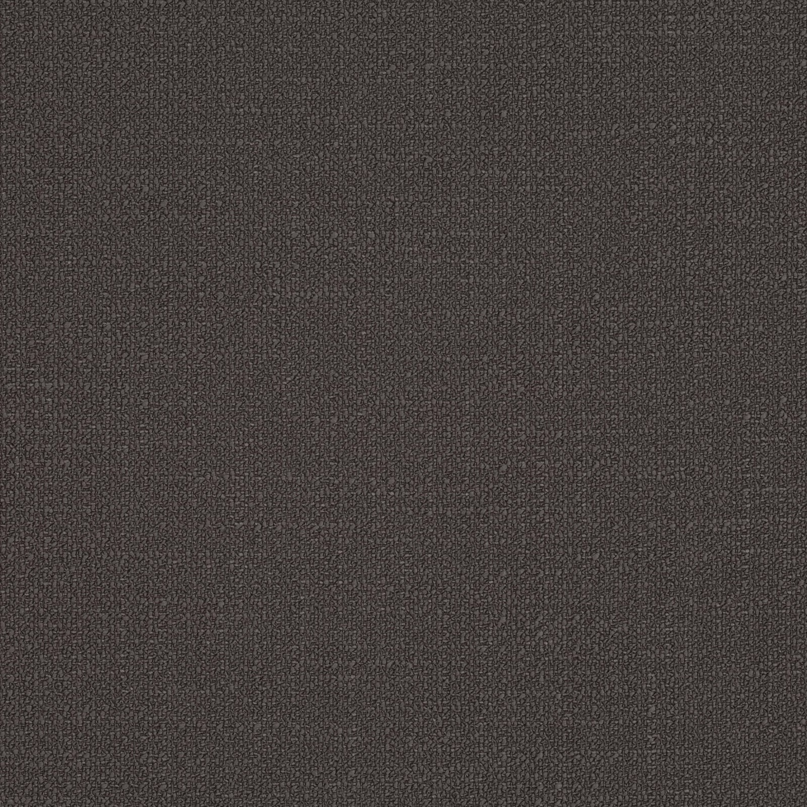 Dark charcoal brown-grey fabric with a fine, subtly mottled loop weave