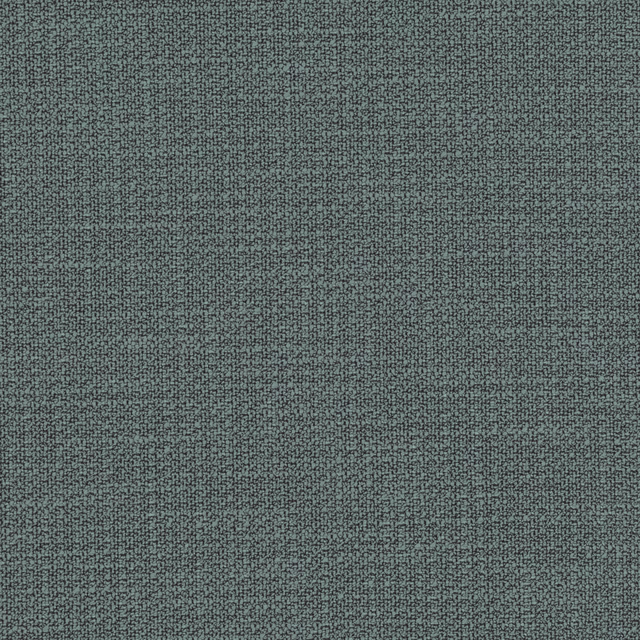 Close-up of muted ocean blue-grey fabric with a fine mottled looped weave