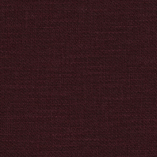 Deep plum woven fabric with a fine mottled texture and subtle linear movement