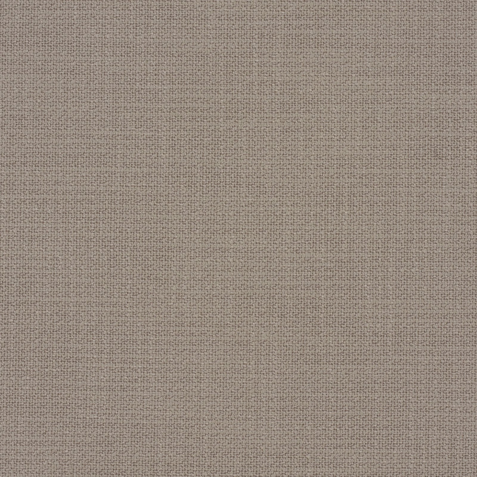 Close view of warm taupe-grey fabric with a finely looped, tightly woven texture