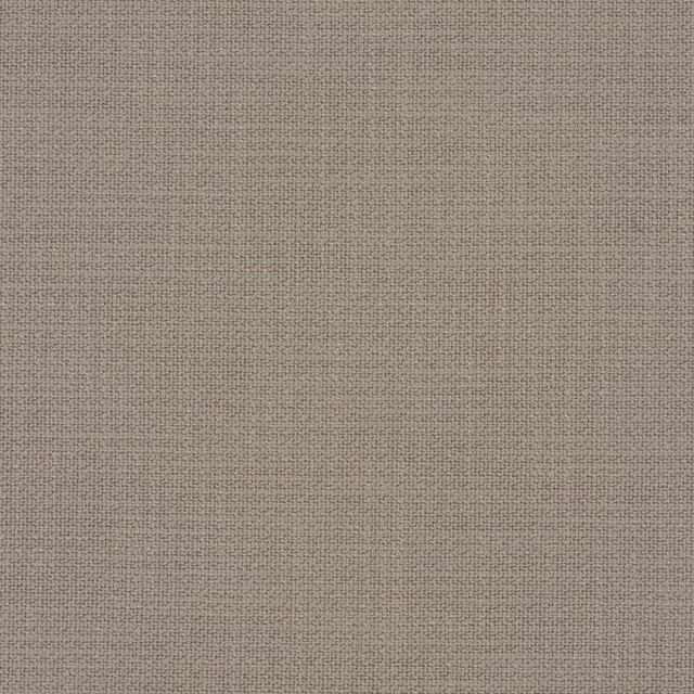 Close view of warm taupe-grey fabric with a finely looped, tightly woven texture
